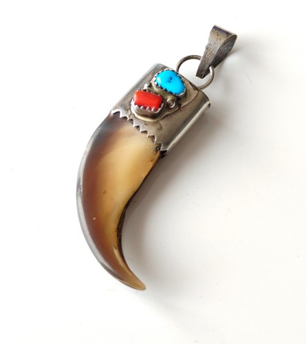 Pendentif griffe vintage - , en