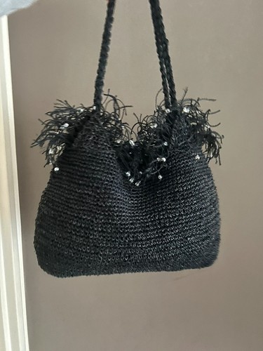 Sac main noir style - À,