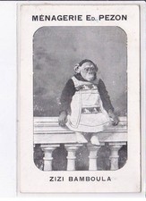 cirque, singe, ménagerie Ed Pezon, zizi bamboula - très bon état