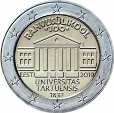 2019 Estonie 2 euro