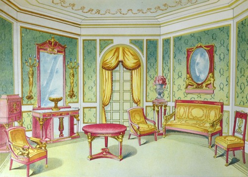 Estampe 1900 salon - 1900,