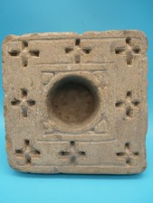 Ancien porte bougie en pierre