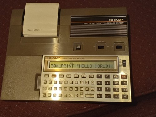 Sharp 1250a pocket - sharp,