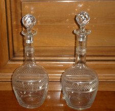 2 anciennes Carafe à Vin En