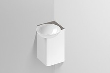 Lave-linge d'angle Alape WP.INSERT5, L:355 mm, H:471 mm, P:350 mm, bassin à c...