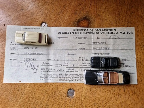 Document administratif citroen - document,