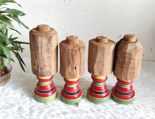 Tabouret bois laqué - en,