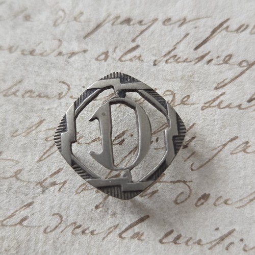 Monogramme lettre métal - lettre,
