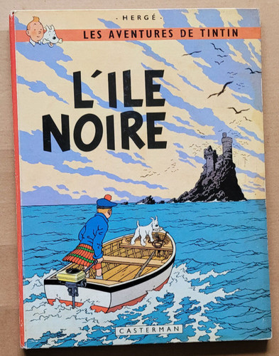 Tintin île noire herge de - l'Île,