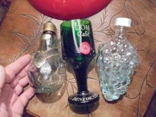 Petite Bouteille Grappe de Raisin Verre Benedictine Dom Café Mignonnette Ampoule