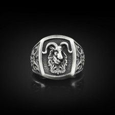 Bague chevalière homme - , tête