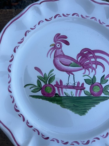 Assiette ancienne faïence - assiette, en