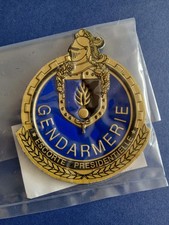 GENDARMERIE - ECUSSON PLASTIFIE RIGIDE - G.R.P. ""ESCORTE PRESIDENTIELLE""