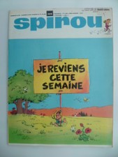 Journal SPIROU n° 1618 (52 pages) 17 avril 1969  mini-récit + poster la montagne