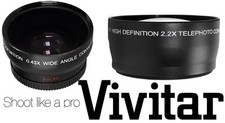 HD WIDE ANGLE & 2.2x TELEPHOTO