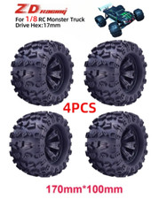 PACK 4 ROUES RC 1/8 Monster