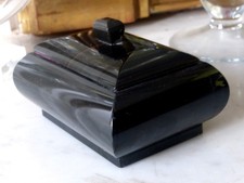 Boîte à bijoux en Onyx noir.