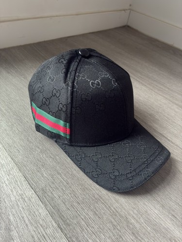 Casquette noire motif - casquette,