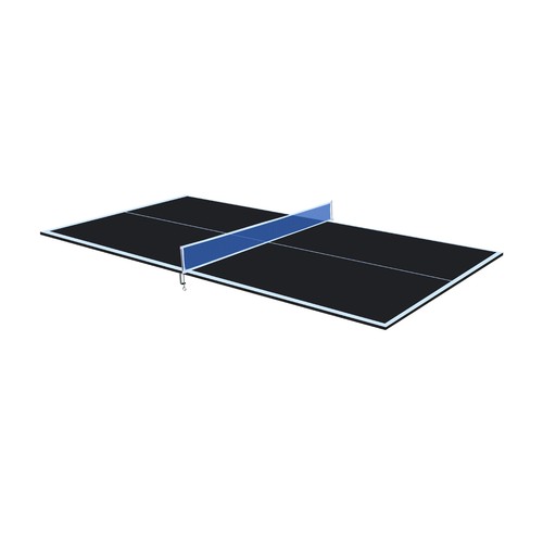 Black ping pong conversion top - black,