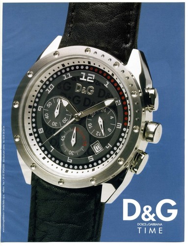 2004 montre dolce gabbana - montre,