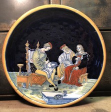 Assiette coupe majolique - coupe,