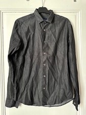 Chemise noire manches longues homme Springfield M