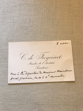 C. de Freycinet Carte de