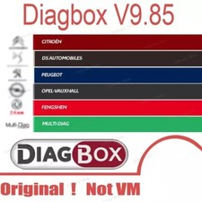 DIAGBOX V9.85 Diagnostic et Codage Peugeot Citroën PSA logiciel constructeur 
