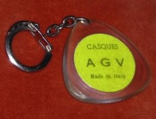 Porte-clés Key ring Casques moto mobylette .... A G V made in Italy // Papillon