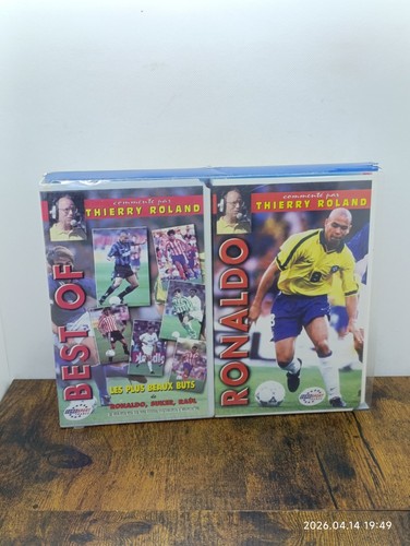Vhs best of ronaldo - vhs,