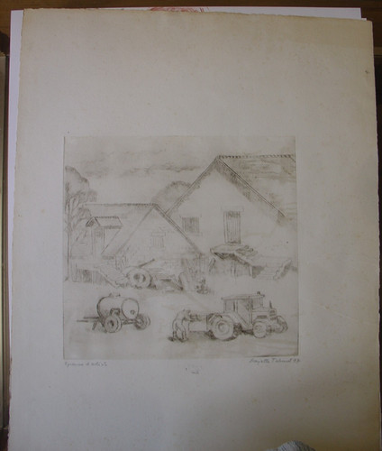 Gravure estampe marjatta - -,