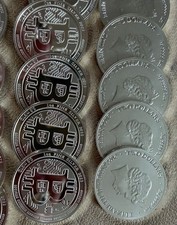 1 Oz Argent - BITCOIN -Elizabeth II incuse - Niue 2022