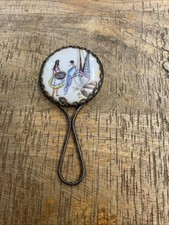 Ancien Petit Miroir De Poche