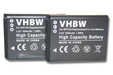 2 Batteries pour Samsung PL20 SL600 SL50 PL200 PL171 PL170 PL90 PL80 500mAh 3,6V