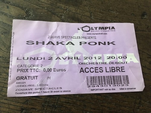 Shaka ponk olympia - olympia,