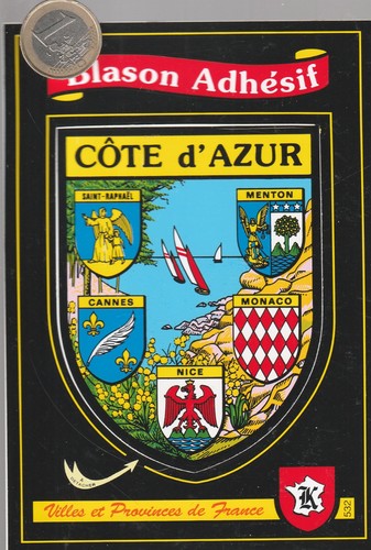 Région carte postale - jt,