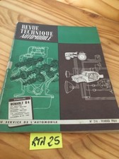 Renault R4 et dérivés évolution 63 / 64 + 2CV 61 / 63 Revue Technique Automobile