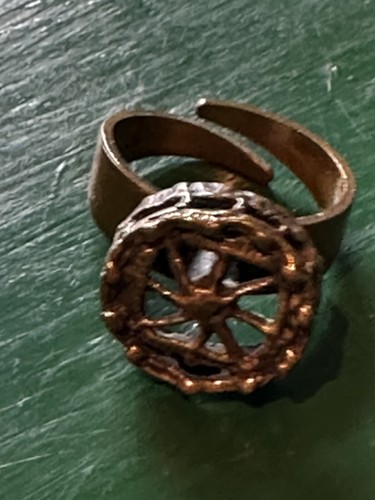Bague brutaliste bronze - brutaliste, en