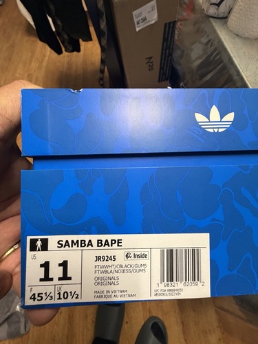 Adidas bape samba white - samba,