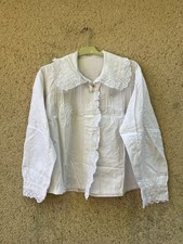 Corsage ancien col en dentelle. Début XXeme