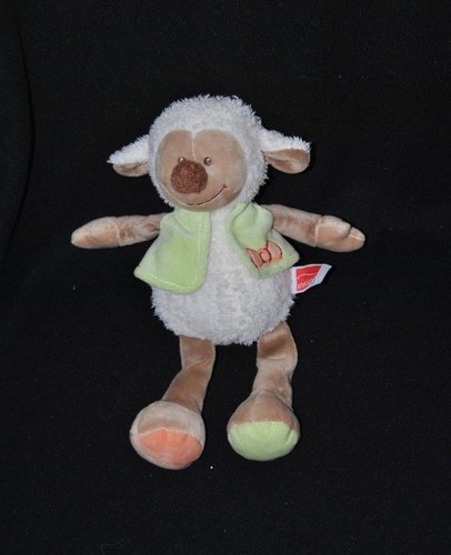 Peluche doudou mouton beige