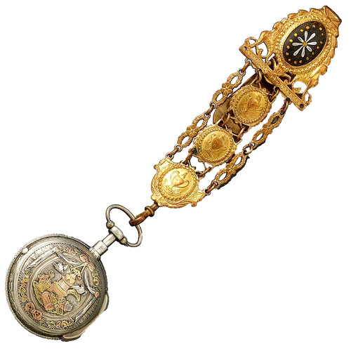 Montre poche antérieure en - de,