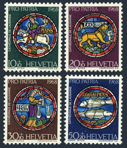 Switzerland b374 377 mnh - b374-377,, mnh.