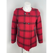 Claudie Peirlot Red Black Wool