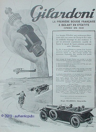 Publicite gilardoni bougie - publicite,