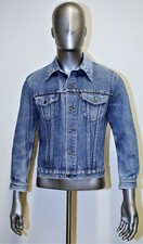 LEVIS denim trucker jacket 2 pockets vintage 70/80s 36US 44FR made in France