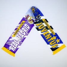 SCARF REAL MADRID VS JUVENTUS FC CHAMPIONS LEAGUE 1995-96 - SCIARPA ÉCHARPE