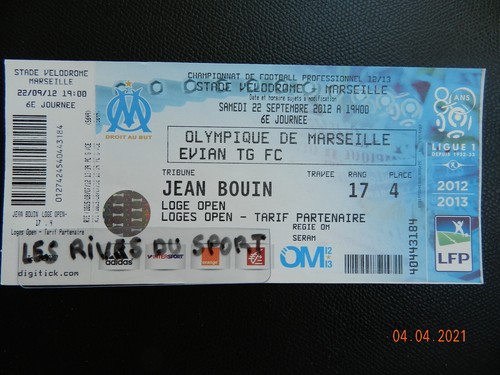 Ticket billet football - +++,
