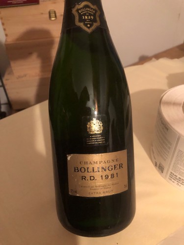 Champagne bollinger 1981 - champagne,