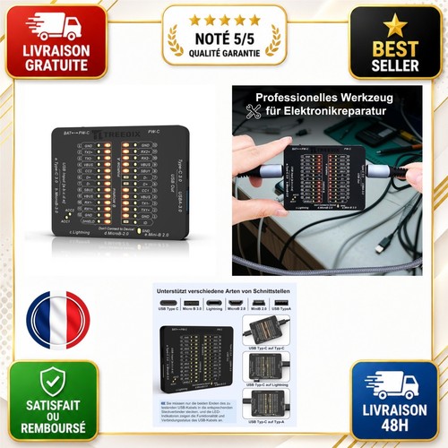 Testeur câbles usb - testeur,